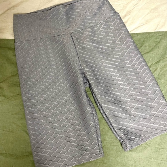 Light Lavender Biker Shorts - Picture 2 of 2